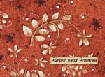 Star Flowers on Red