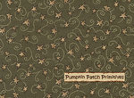 Winterberry Lane Stars and Swirls on Green