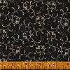 Tan Scroll Dot on Dk. Brown