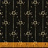 Floral Stripe on Dk. Brown