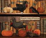 Crows and Pumpkins Pincushions