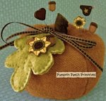 Pumpkin Spice Pincushion Designer Sample