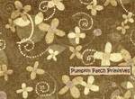 Buttons and Blooms, Blooms on DK Brown