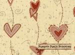 Heartstrings Hearts on Beige