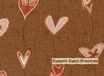 Heartstrings Hearts on Brown