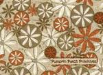 Heartstrings Flowers and Circles on Tan