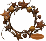 Jingle & Star Small Wreath