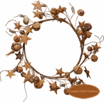 Jingle & Star Medium Wreath