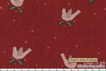 Candy Cane Christmas, Red Holly & Birds, Clearance!
