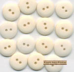 3/8" Ivory Buttons