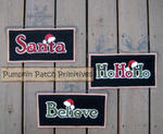 Holiday Trio Mini Banners