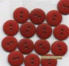 1-1/8" Scarlet Buttons
