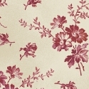 Dk.Pink Daisies on Ivory